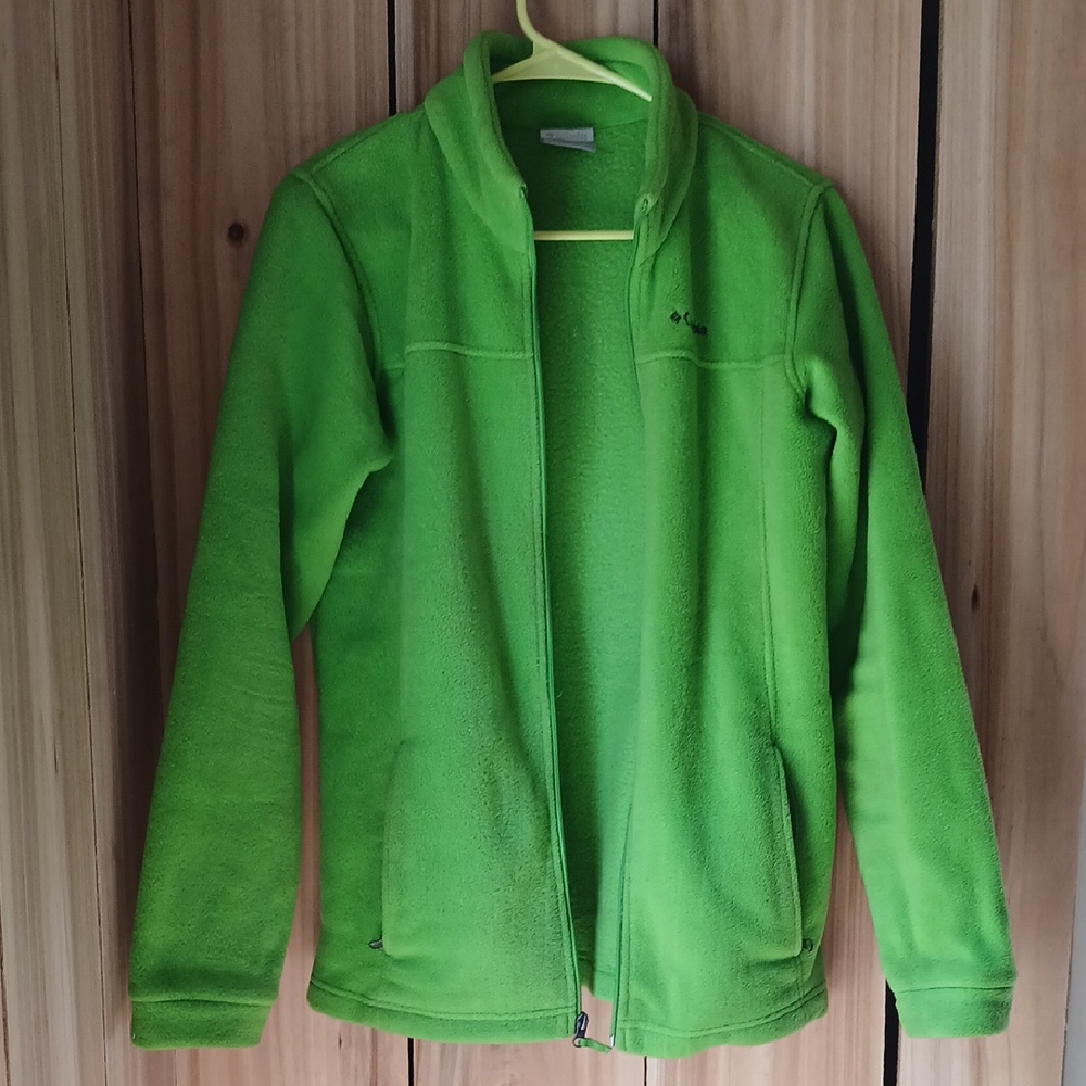 Columbia Vibrant Green Fleece Jacket